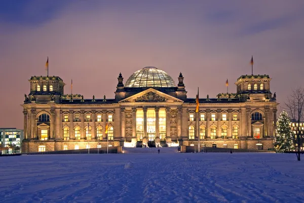 The Reichstag building with its glass dome