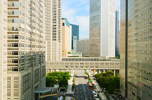 Shinjuku skyscrapers in Tokyo